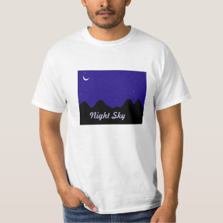 T-Shirts with Night Sky printed