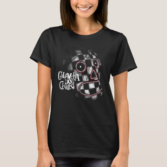 T-shirts with skull drawings for Halloween (Front)