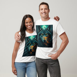 T-shirts Wolf Magic