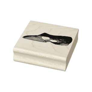 T-Strap Lyrical Modern Shoe Dance Teacher Rubber Stamp