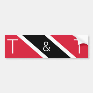 T & T - Trinidad and Tobago Bumper Sticker
