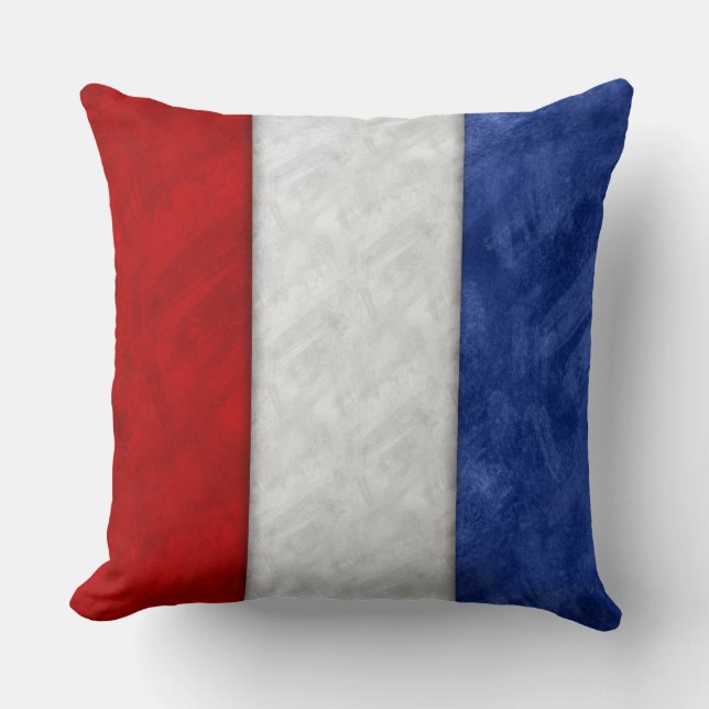 T Tango Watercolor #Nautical Signal Maritime Flag Throw Pillow (Front)