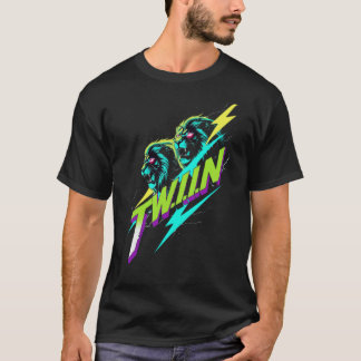 T.W.i.i.N Thrash Metal Neon Logo T-shirt
