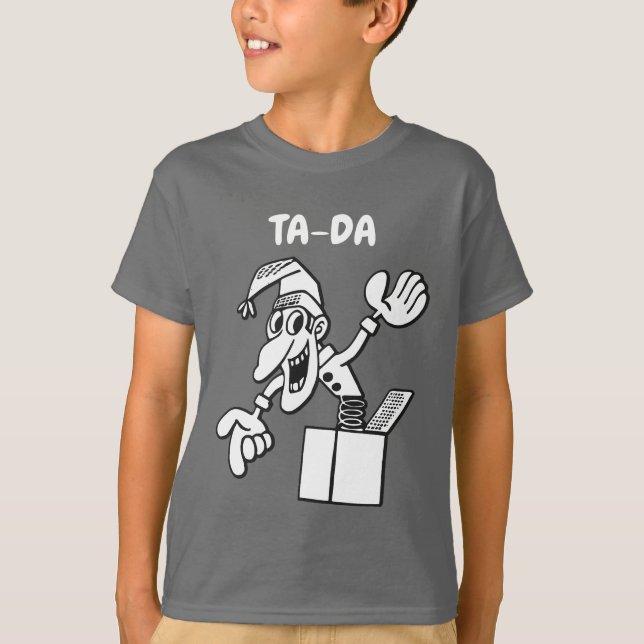TA-DA jack in the box T-shirt (Front)