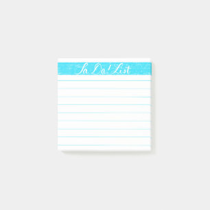 Ta-Da! List/Checklist Post-it Notes, Handlettered Post-it Notes