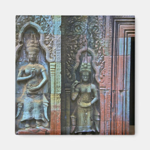 Ta Prohm Temple, Siem Reap Province, Cambodia Magnet