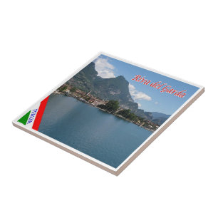 TAA023 RIVA DEL GARDA, Lake View, Italy, Tile