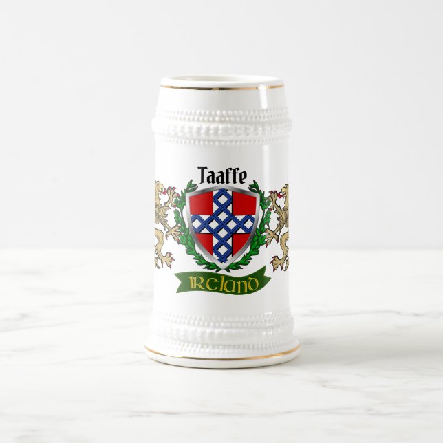 Taaffe Irish Shield Beer Stein (Center)