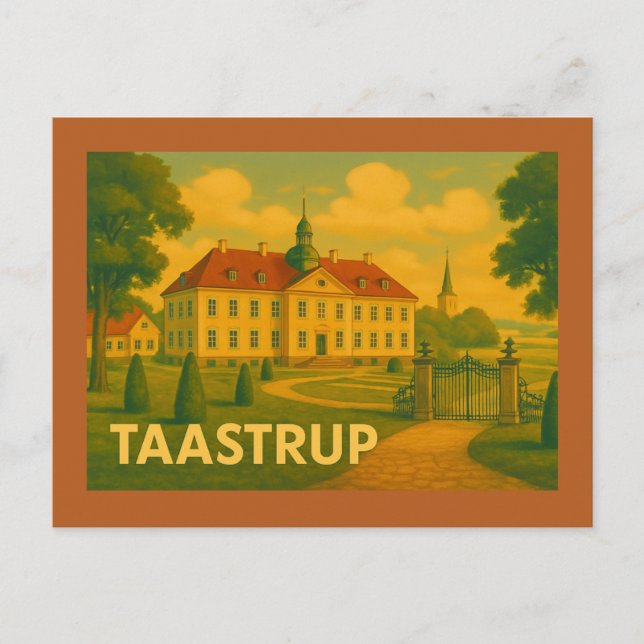 Taastrup Denmark Tower Postcard (Front)