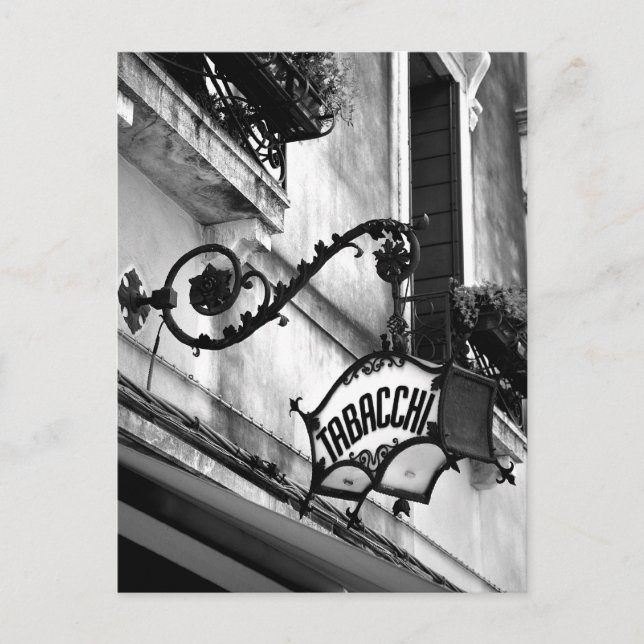 Tabacci Sign Postcard (Front)