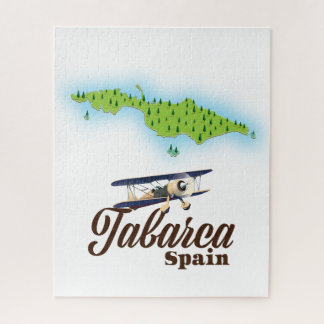 Tabarca Spain Beautiful map Jigsaw Puzzle