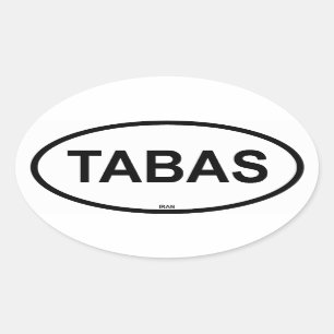 TABAS OVAL STICKER