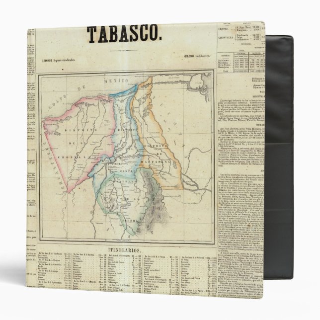 Tabasco, Mexico Binder (Front/Inside)
