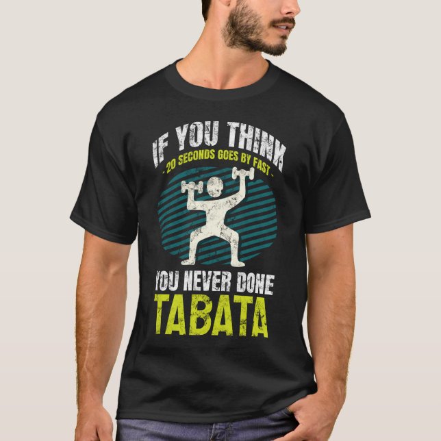 Tabata Intervall training hiit cardio T-Shirt (Front)