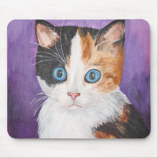 tabby - calico mouse pad