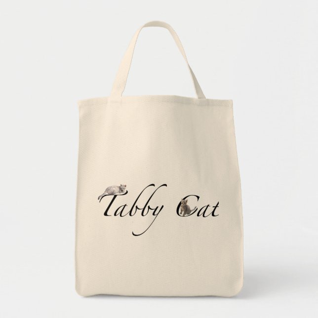 tabby cat2 tote bag (Front)