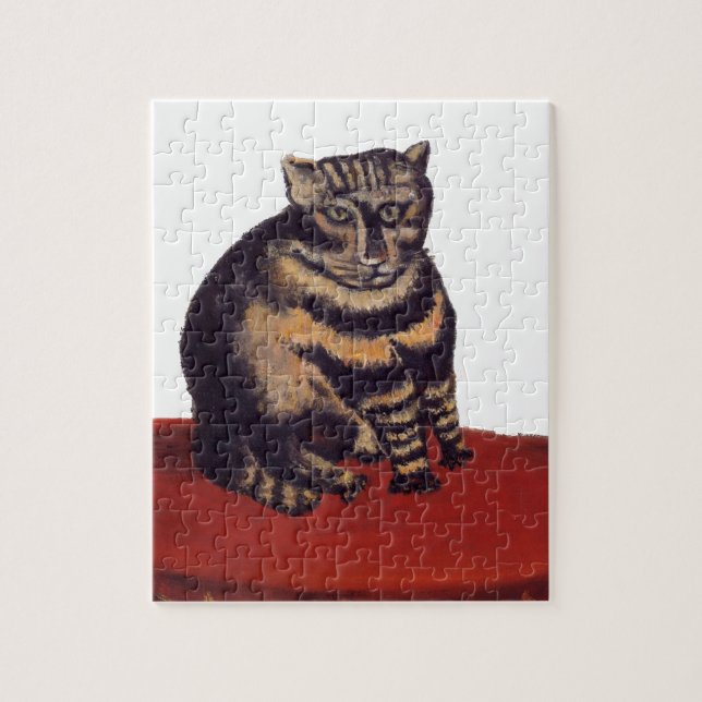 Tabby Cat by Henri Rousseau Jigsaw Puzzle (Vertical)