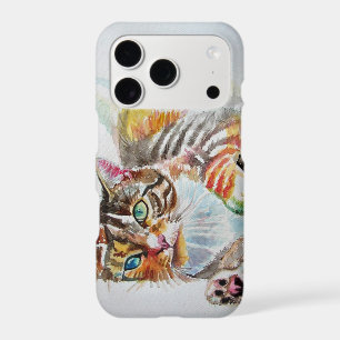 Tabby Cat cats pet art Watercolor Ladies Wallet