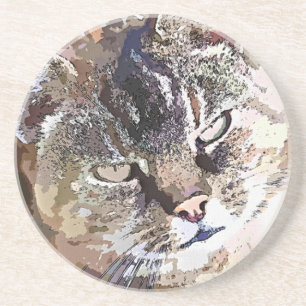 TABBY CAT COASTER