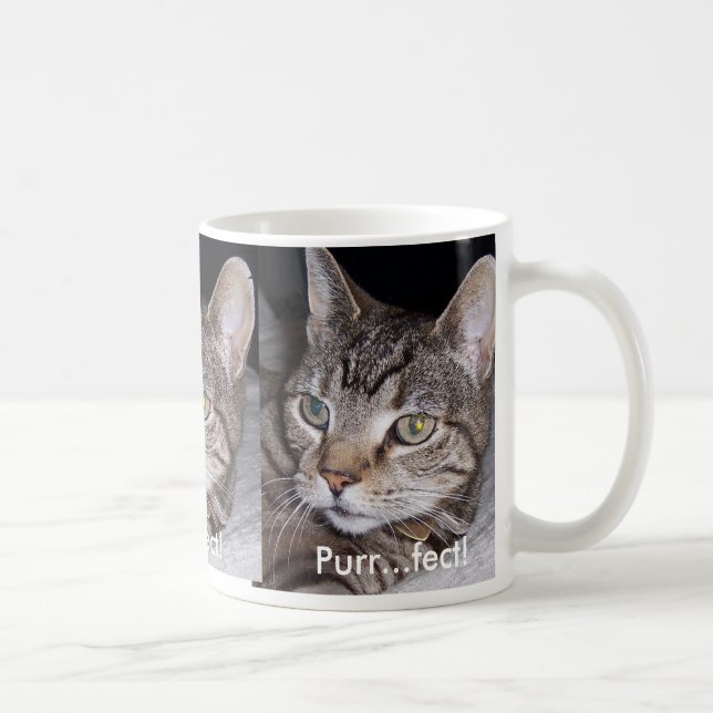Tabby Cat Coffee Mug (Right)