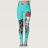 Funny Cat Mom AF Crazy Cat Lady Meme Leggings