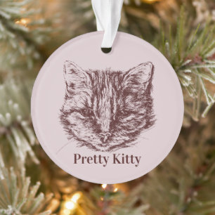 Tabby Cat Dessin Couleur personnalisée Nom person