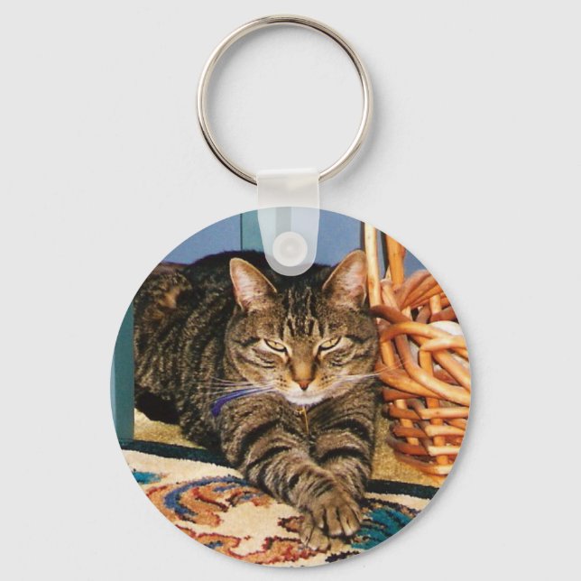Tabby Cat key Chain (Front)