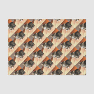 Tabby Cat Kitten Pet Portrait Tissue Paper
