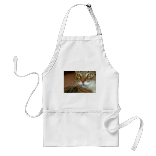Tabby Cat Love Standard Apron (Front)