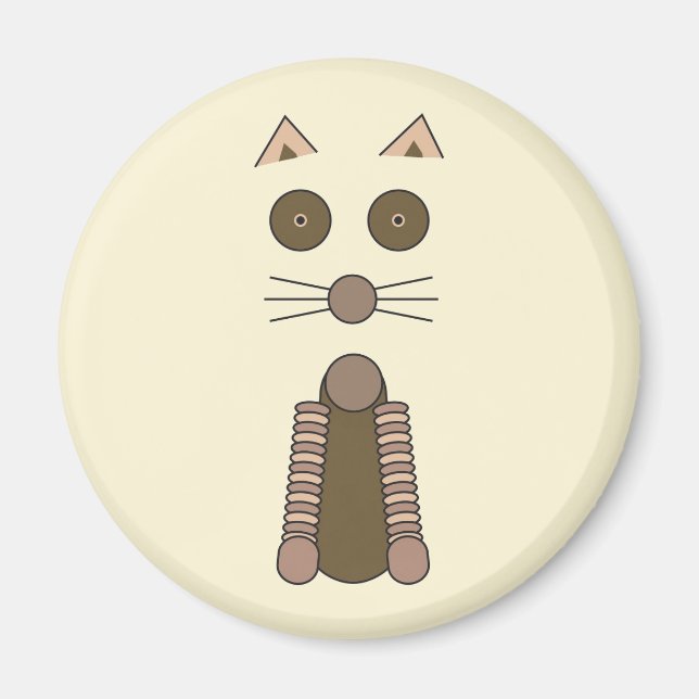 Tabby CAT Magnet (Front)