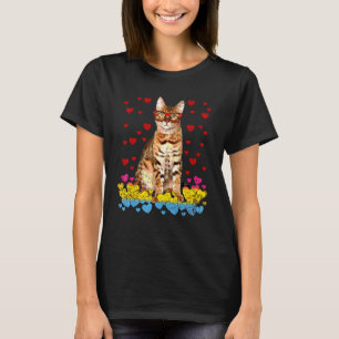 Tabby Cat Pansexual Funny Pride Flag LGBT-Q Kitten T-Shirt