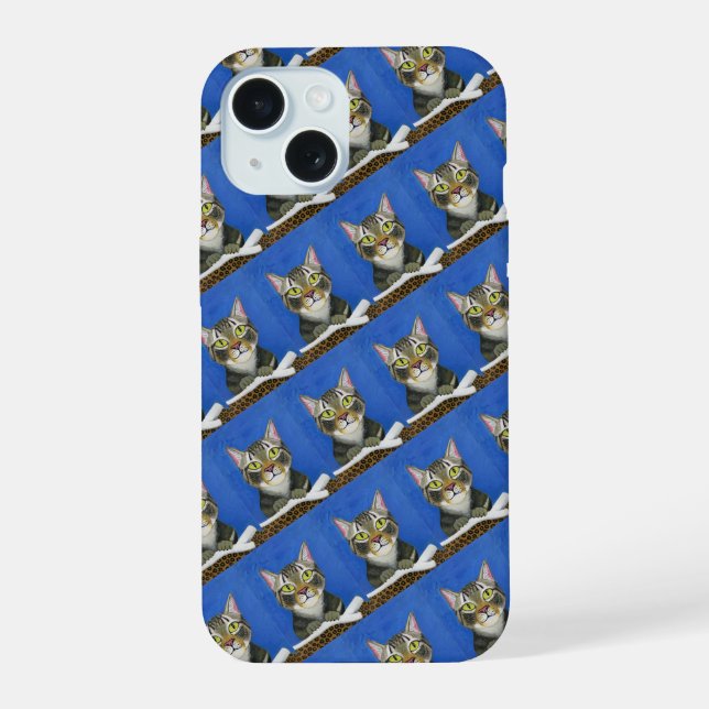 Tabby Cat Phone Case (Back)