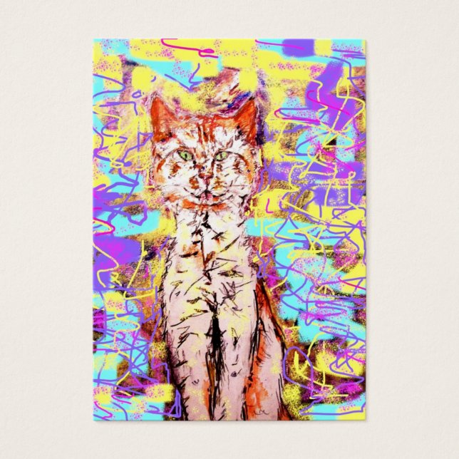 tabby cat popart (Front)