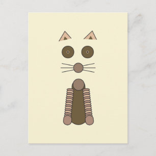 Tabby CAT Postcard