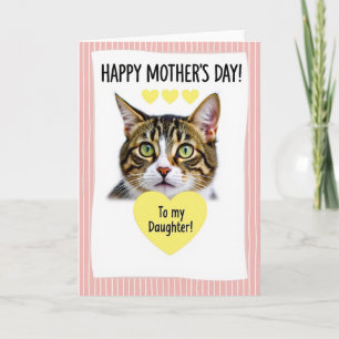 Tabby Cat Sweet Mothers Day Card