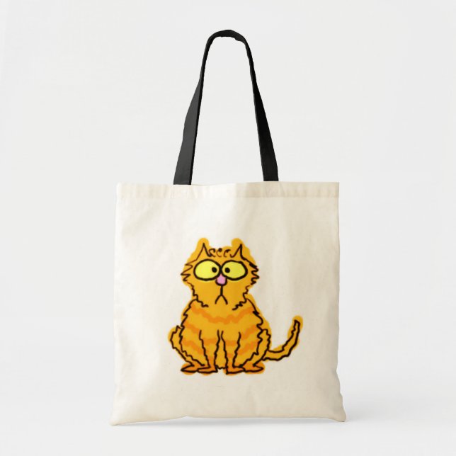 Tabby Cat Tote Bag (Front)