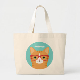 Tabby Cat Tote Bags