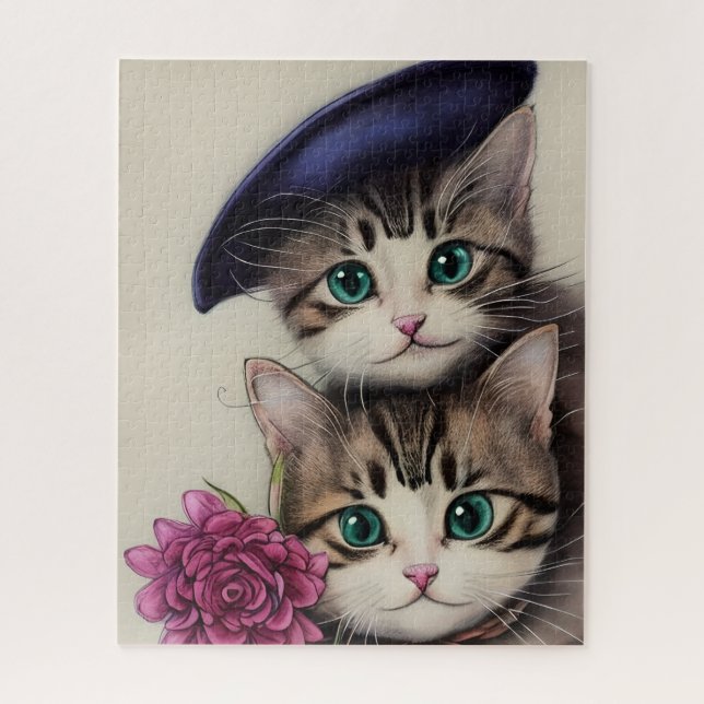 Tabby Cats Jigsaw Puzzle (Vertical)