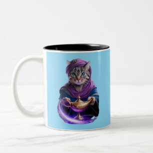 Tabby Genie Two-Tone Coffee Mug