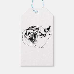 Tabby Gift Tag, Merry Finish Gift Tags