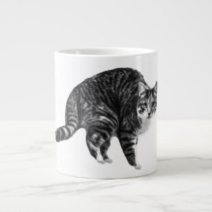 Tabby Glow by Winter Window Large Coffee Mug