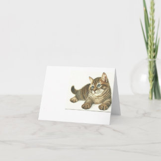 Tabby Kitten Card
