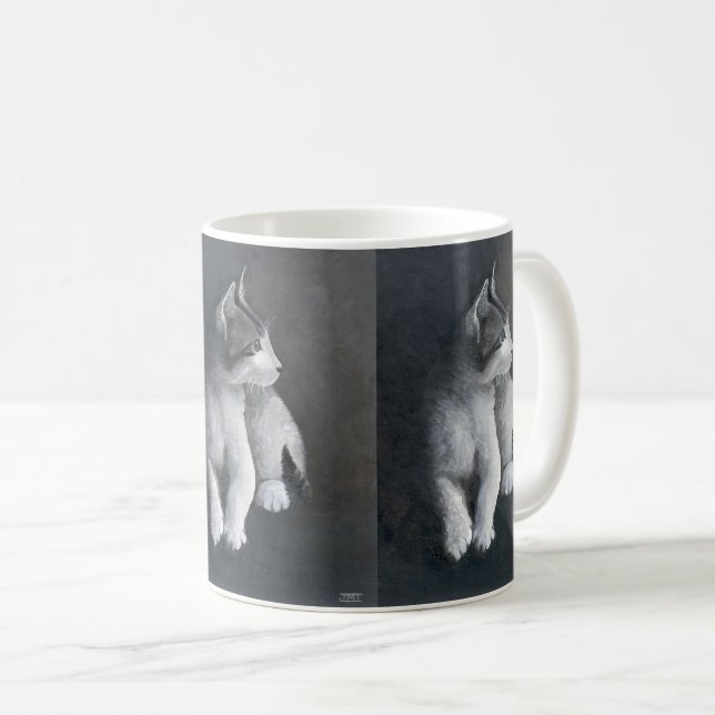 Tabby Kitten Coffee Mug (Front Right)