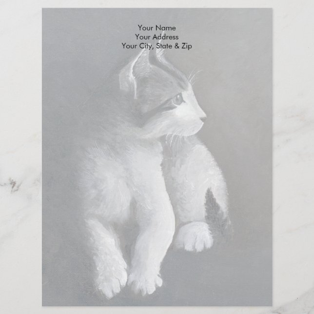 Tabby Kitten Letterhead (Front)