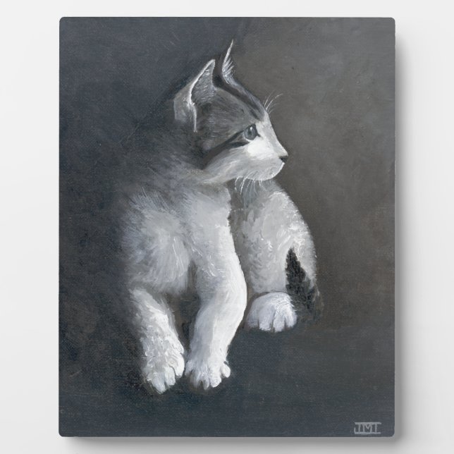 Tabby Kitten Plaque (Front)