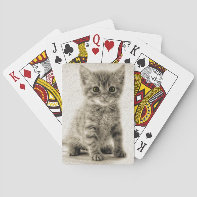 Tabby Kitty Playing Cards (Back)