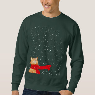 Tabby loves Snow Sweatshirt