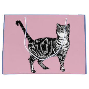 Tabby Rose Cute Chat Chats Art Cadeau Sac