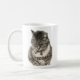 Tabby 'Tude "NOT TODAY!" Coffee Mug