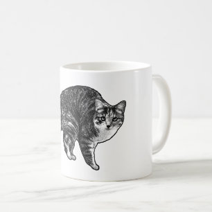Tabby Under Snowlight Glow Coffee Mug